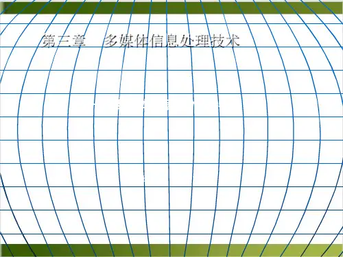 多媒体信息处理技术之多媒体数据的分类及特点课件下载(PPT61张)