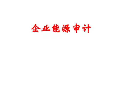 企业能源审计