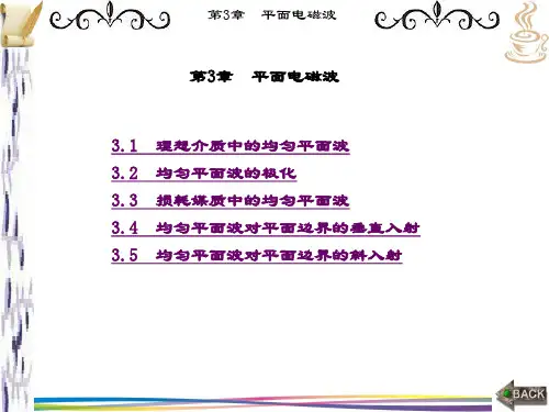 精品文档-电磁场、微波技术与天线(宋铮)-第3章