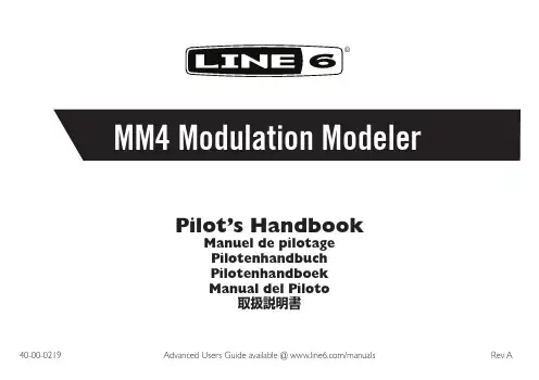 Line6 MM4 Modulation Modeler说明书