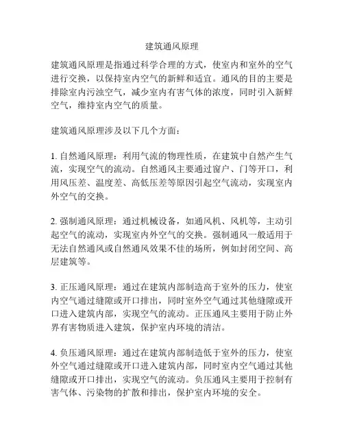 建筑通风原理