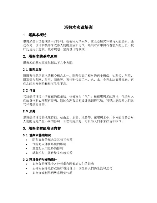堪舆术实践培训