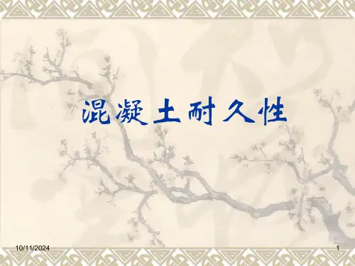 混凝土耐久性