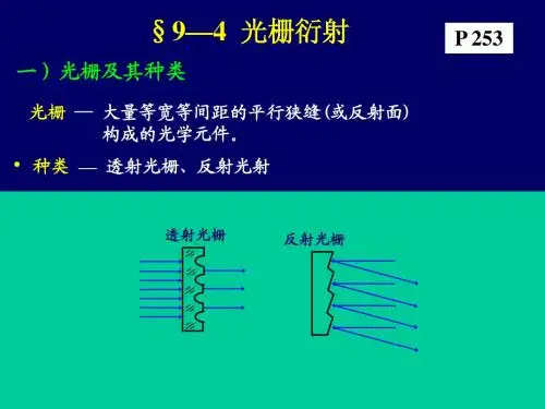 光栅衍射