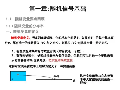 随机信号分析   第一章随机信号基础2