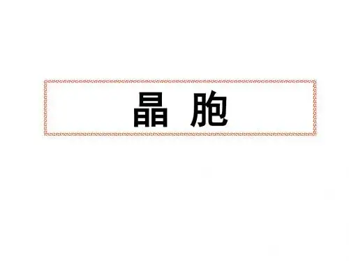 高二化学晶胞课件(中学课件201909)