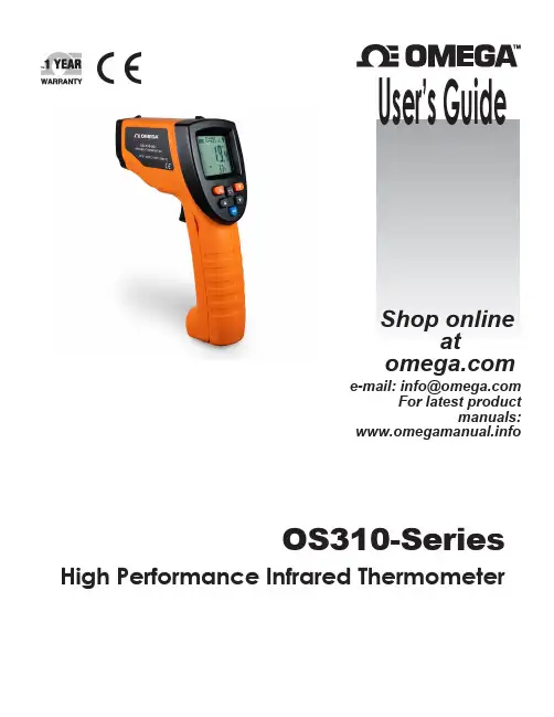 Omega OS310-Series 高性能红外温度计说明书