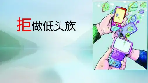 不做低头族的ppt
