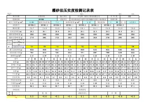 压实度自动计算表格(台背回填)