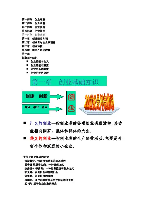 创业学概论——精选推荐