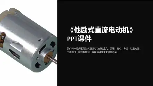 《他励式直流电动机》课件