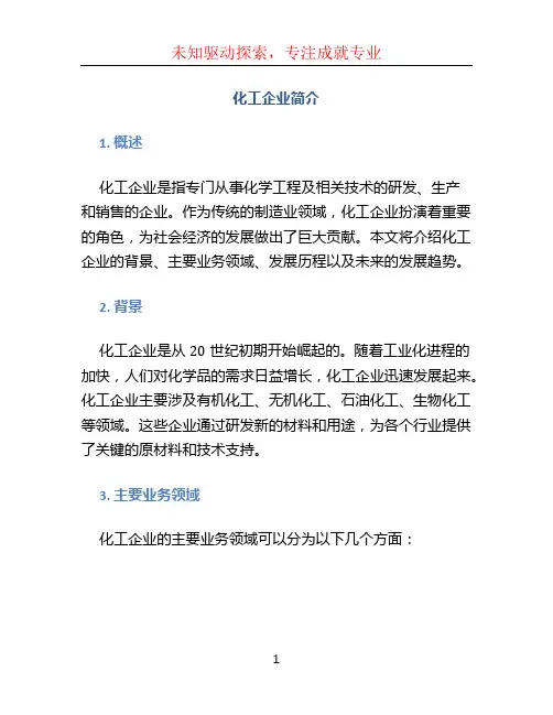 化工企业简介 (3)
