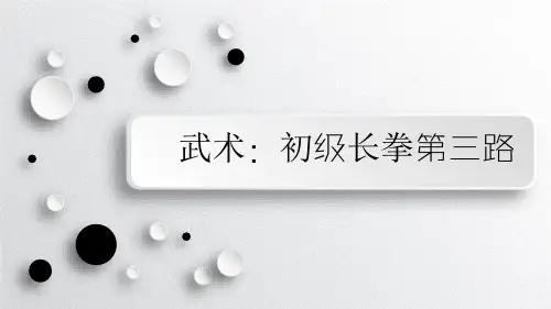 武术课初级长拳教学课件