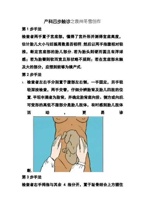 产科四步触诊