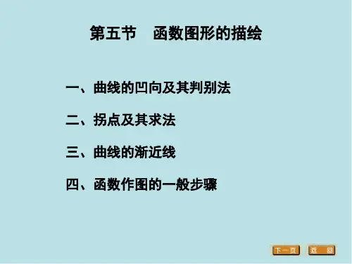 高等数学3.4 曲线的凹凸性与拐点 函数图形的描绘