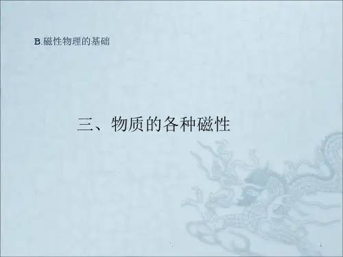 B磁性物理基础-2ppt课件