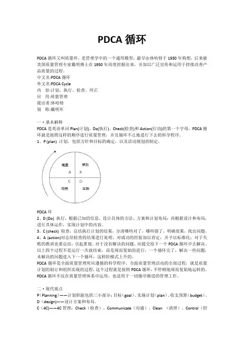 PDCA循环