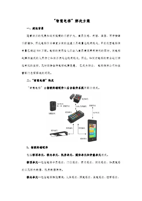 智慧电梯解决方案