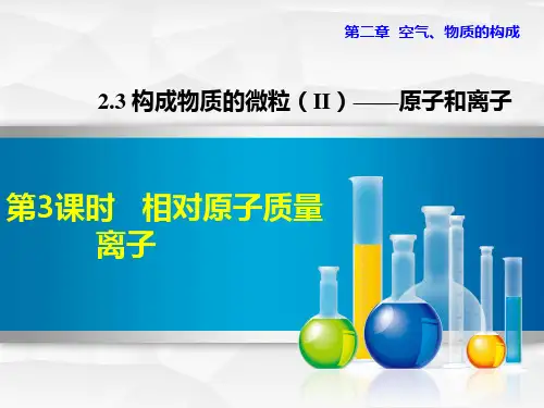 相对原子质量离子PPT授课课件