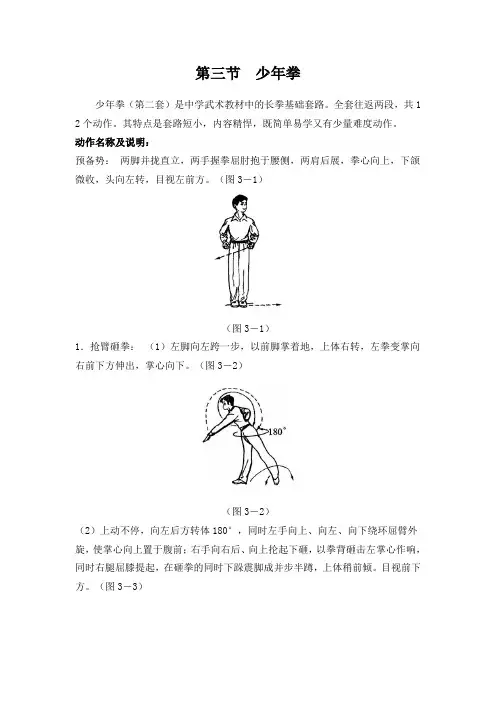 武术校本课程 少年拳