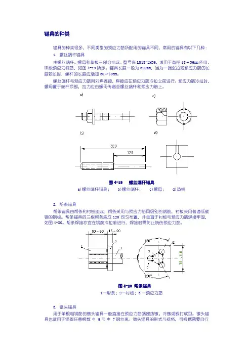 锚具的种类