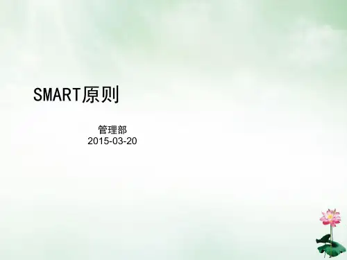SMART原则培训教材(PPT47页)