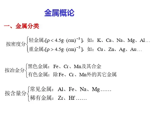 高二化学-镁和铝成都七中课件.ppt
