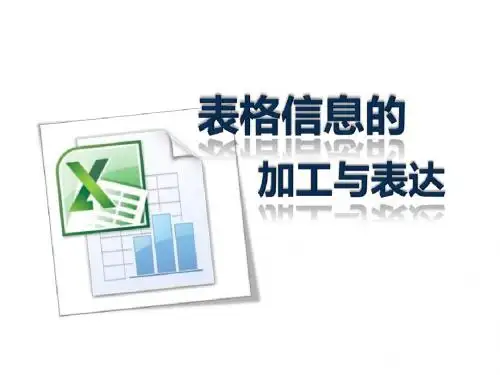 表格信息的加工与表达