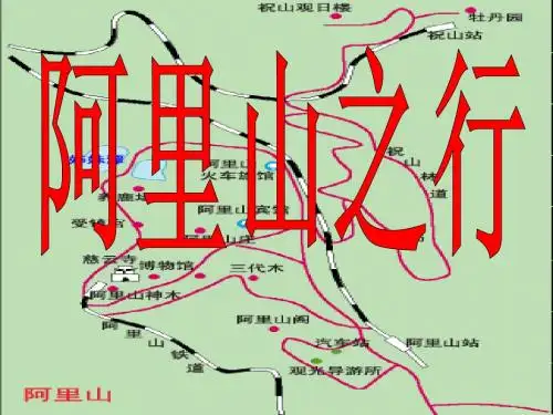 云南省水富县第二中学八年级语文上册《阿里山纪行》课件(2) 新人教版