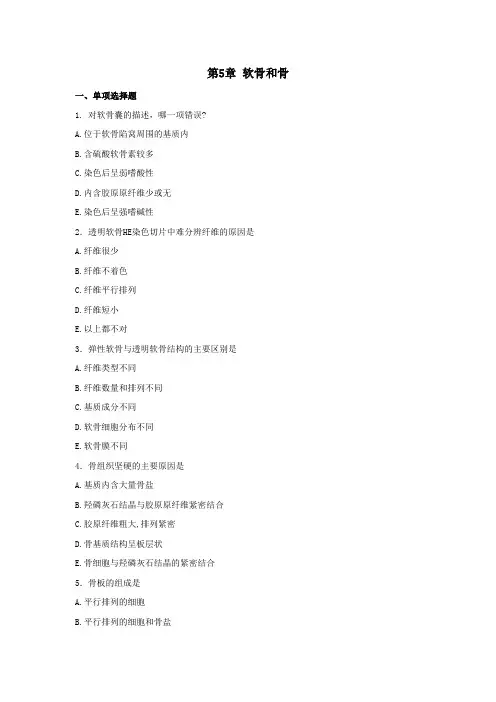 第5章 软骨和骨