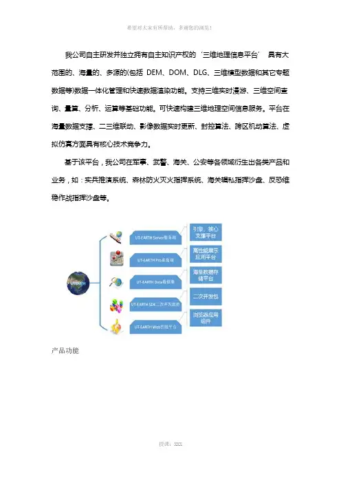 三维电子沙盘系统介绍