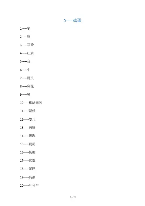 (记忆宫殿)数字编码