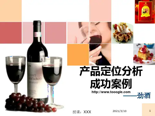 中国劲酒大学-劲酒产品定位分析PPT参考