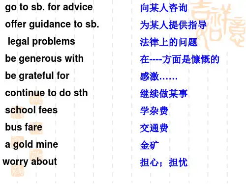 unit 5 language points
