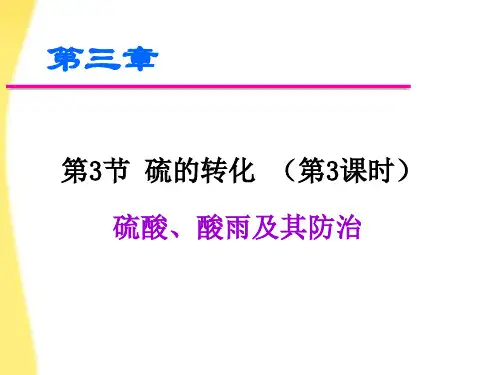 浓硫酸PPT