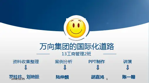 万向国际化道路PPT课件