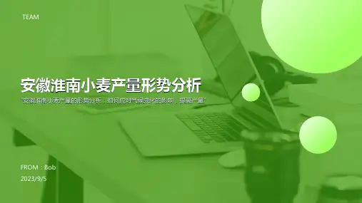 2023年安徽淮南小麦产量形势预测分析报告