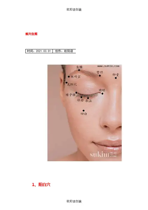 眼部穴位图解之欧阳语创编