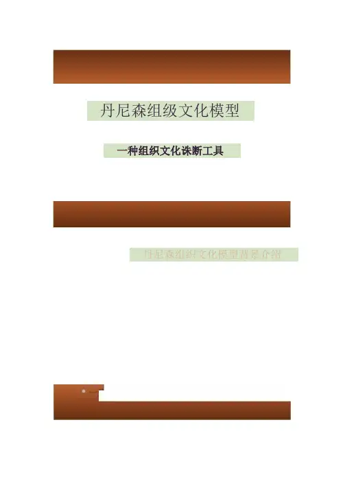企业文化模型.