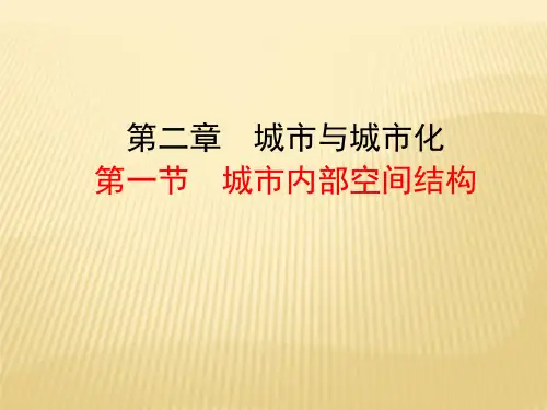 2020-2021学年人教版  必修二：第二章 第一节 城市内部空间结构 课件(38张)