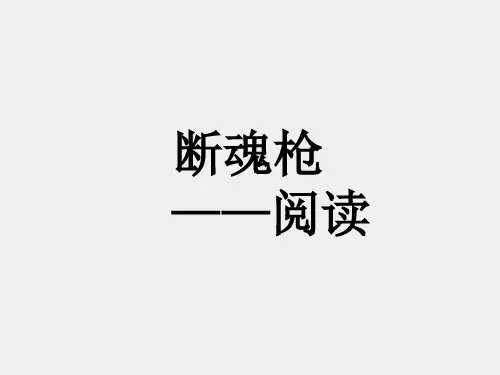 北师大版高中一年级(高一)语文选修：20世纪中国短篇小说选读PPT课件：阅读_课件1 (7)