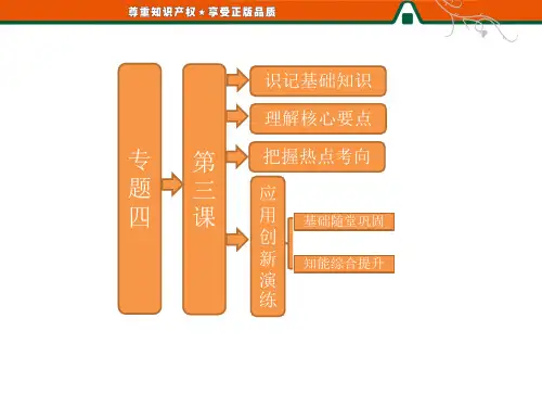 高二历史人民版选修4课件：专题四   第三课 圣雄甘地