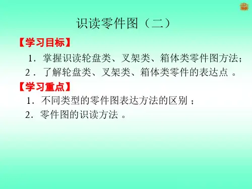 识读零件图(二)