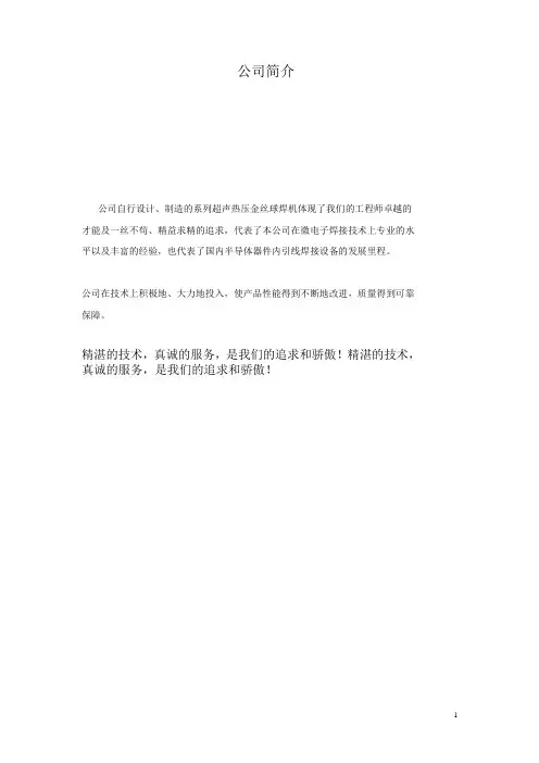 WT-2310手焊线说明书