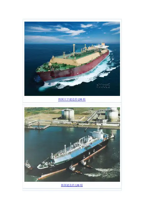 液化天然气船(LNG)与液化石油气船(LPG)