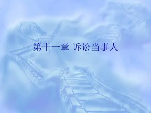 第6章 民法中的当事人