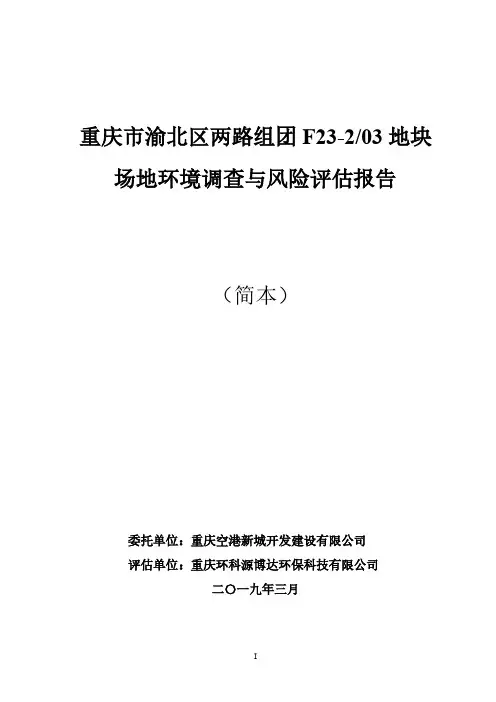 重庆市渝北区两路组团F23-203地块