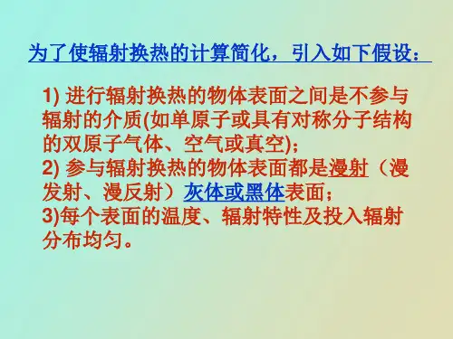 辐射传热的计算