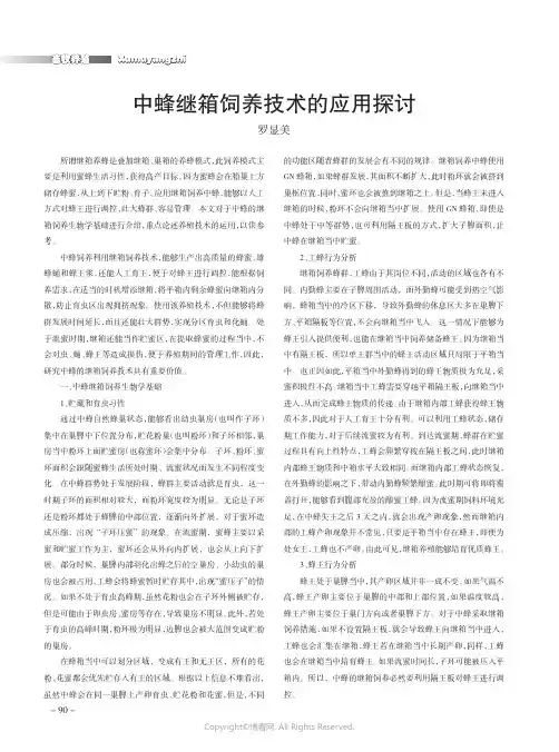 中蜂继箱饲养技术的应用探讨