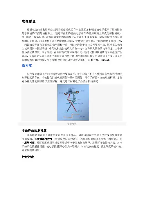 电镜像衬度